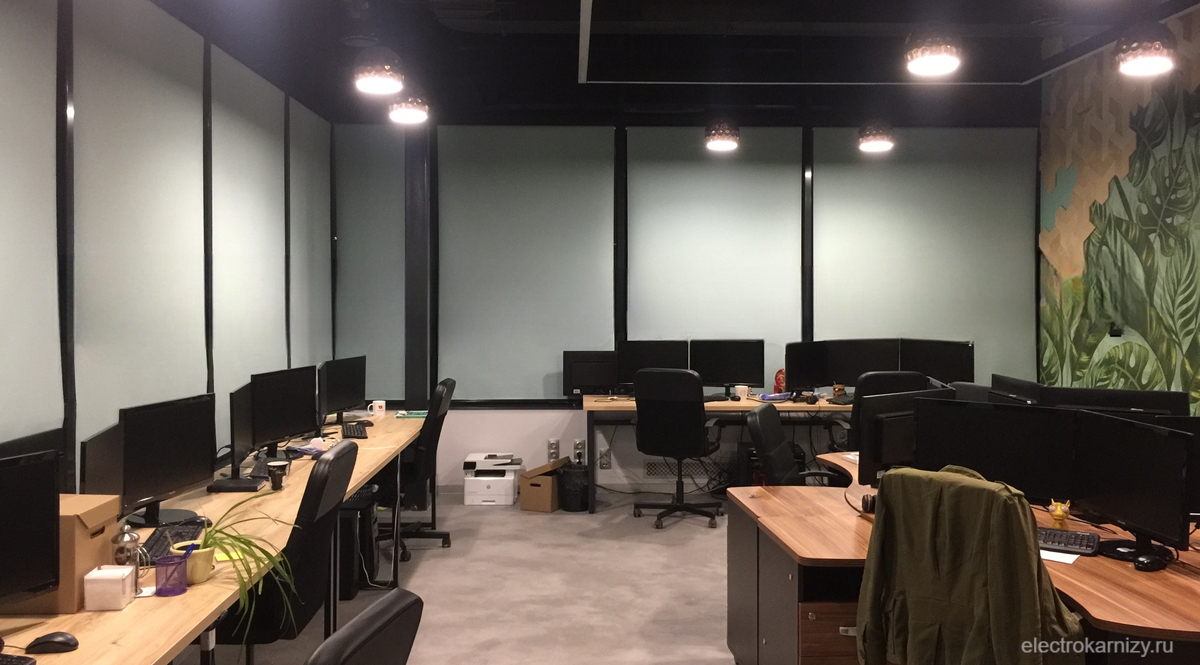 Схема правильной подготовки ниши для установки умных электрокарнизов